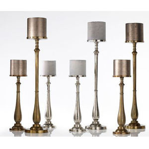 Portavelas de aluminio para decoración de boda, portavelas de aluminio con vidrio, superventas - Product Image 1