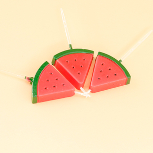 Nhà Máy Nến Hand Made Tùy Chỉnh Nến Sinh Nhật/Dưa Hấu Hình Dạng Paraffin Bánh Sinh Nhật Nến - Product Image 2