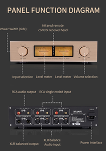Brzhifi Clone accufase C-245รีโมทคอนโทรลแบบสมดุลเครื่องขยายเสียงระบบไฮไฟ preamplifier แบบคลาสสิก - Product Image 3