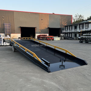 Hydraulic Steel <strong>Container</strong> <strong>Ramp</strong> for Forklift, 12T <strong>Loading</strong> Dock <strong>Ramp</strong>, Heavy Duty Yard <strong>Ramp</strong> with Safety Sidewalls - Product Image 2