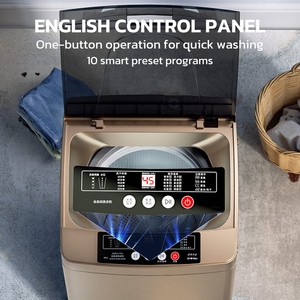 Full Automatic <b>Washer</b> <b>Machine</b> Portable Washing <b>Machine</b> Laundry <b>Washer</b> with 10 Wash Programs& LED Display& Built-in Drain <b>Pump</b> - Product Image 5