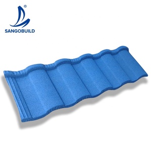 Tuile de toit en métal revêtu de pierre de style architecture grecque et romaine antique - Product Image 5