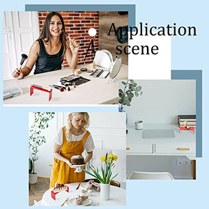 ชั้นจัดแสดงเครื่องประดับ: ชั้นวางค้าปลีกสำหรับงานอีเวนต์ของผู้ขายรูปทรงน้ำหอมไรเซอร์บุฟเฟ่ต์อะคริลิกสุดหรูสีแดง - Product Image 6