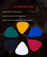Plectres de guitare vierges personnalisables avec logo, colorés et économiques, épaisseur 0,51 mm-0,96 mm, pour instruments à cordes acoustiques et basse, pièces et accessoires