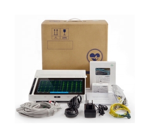 Avec écran tactile <span class=keywords><strong>Electrocardiogramme</strong></span> médical 3 canaux 12 fils ECG portable machine - Product Image 6