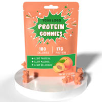 Gomitas de Proteína de Sandía, 17g de Aislado de Proteína de Suero para Desarrollo Muscular, Recuperación Post-Entrenamiento, Suplemento Energético