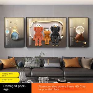 <span class=keywords><strong>Triptyque</strong></span> minimaliste moderne haut de gamme toile imprimée améliorant l'atmosphère pour la décoration de salon mur de fond de canapé - Product Image 3