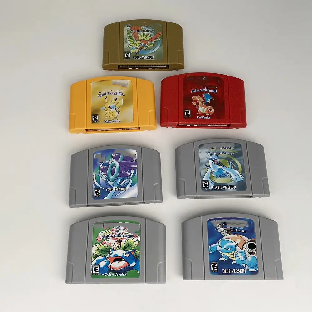 NTSC and USA version Emu Edition Poke Game Boys Color for Play on the N64 Console