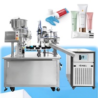 Machine automatique de remplissage et de scellage de tubes en plastique avec écran tactile PLC pour les produits cosmétiques et de soins personnels