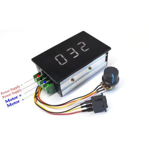 Digital Display 0~100% Adjustable <strong>DC</strong> 6-60V 15A <strong>DC</strong> Motor Speed <strong>Controller</strong> Governor <strong>PWM</strong> 6V <strong>12V</strong> 24V 48V 2000W - Product Image 1