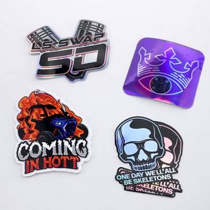 Pegatina Personalizada con Logotipo, Vinilo Impermeable, Recorte a Troquel, Barnizado UV 3D con Relieve Brillante, para Negocios - Product Image 4