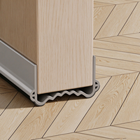 Nouvelles bandes d'étanchéité silencieuses pour interstices de portes et sols, bandes coupe-vent pour bas de porte, bandes anti-vent