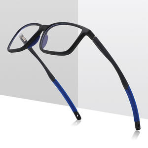 Nuevas gafas europeas americanas TR90 ultraligeras con montura cuadrada y filtro de luz azul para mujer, con patillas de goma, para corrección de miopía. - Product Image 2