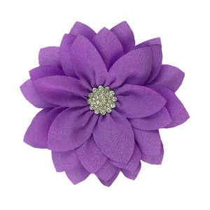 แฮนด์เมดใหม่อเมริกันเด็กกิ๊บเพชรดอกบัวชี้มุมสําหรับ DIY Headwear อุปกรณ์เสริม - Product Image 3