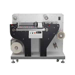 8 Slitter VD320 Otomatis Label Mati Mesin Pemotong Mesin Pemotong Roll untuk Roll