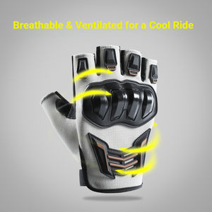 KAIXI Outdoor Winter Geprinte Fiets- en Motorhandschoenen Hoge Kwaliteit Beschermend Ademend Gestreept Touchscreen - Product Image 5