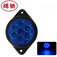 Nouveau Feu de signalisation extérieur 24V à 7 LED pour camion, avant/arrière, latéral, pour remorque et fourgonnette