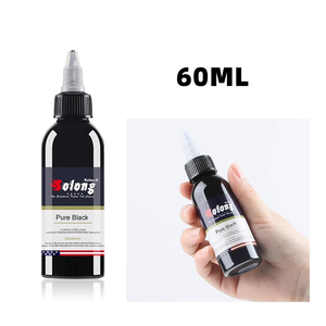 <span class=keywords><strong>Encre</strong></span> de tatouage <span class=keywords><strong>Solong</strong></span> Pure Black 2oz 60ml TI302, <span class=keywords><strong>encre</strong></span> pigmentée professionnelle longue durée pour maquillage permanent, pour l'art corporel - Product Image 3