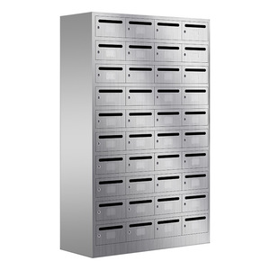 Boîte <span class=keywords><strong>aux</strong></span> <span class=keywords><strong>lettres</strong></span> moderne en acier inoxydable, durable et écologique, pour villa, centre commercial et école, avec <span class=keywords><strong>design</strong></span> mural - Product Image 1
