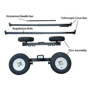 Chariot de remorquage auxiliaire pour véhicules lourds avec grandes roues, accessoires et <span class=keywords><strong>pièces</strong></span> arrière pour camions de dépannage - Product Image 2