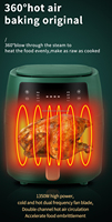 Friteuse électrique numérique sans huile de 6L