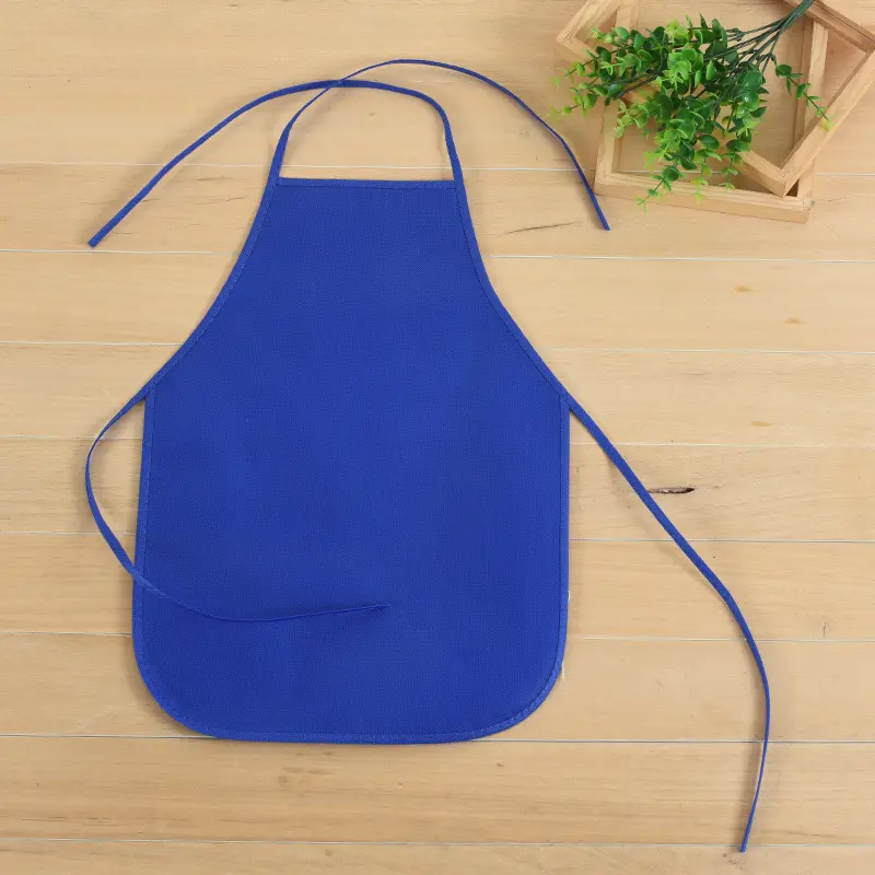 Custom Logo Children's Artists DIY Drawing Kids Kitchen Disposable Non Woven Aprons For Painting