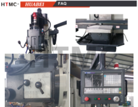 Machine de fraisage CNC à lit vertical X7150A pour travaux lourds, pour l'usinage de l'acier et de l'aluminium