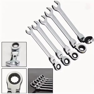 16Mm Cao Cấp Crv Ratchet Đa Chức Năng Chuyên Nghiệp Phần Cứng Tay Kết Hợp 72 Răng Ratchet Cờ Lê Cờ Lê Công Cụ - Product Image 1