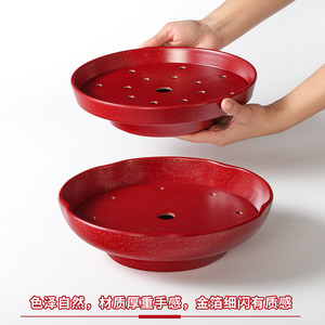 Xiangyuan Meimei <b>melamine</b> tableware <b>plates</b> for hot pot restaurants, buffets, meat and tripe platters, creative mountain-style - Product Image 5