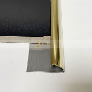 M155 Modern Design Stainless Steel R Shape Tile Edging Quarter Golden <b>Corner</b> Trim Apartment-Waterproof Durable Easy Installation - Product Image 6