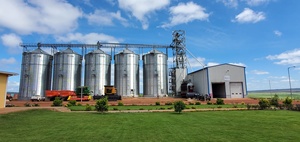 Silos de stockage à fond plat de grande capacité 2000 <span class=keywords><strong>tonnes</strong></span> pour céréales, maïs, arachides, haricots, graines – <span class=keywords><strong>Prix</strong></span> des silos de stockage de maïs - Product Image 2