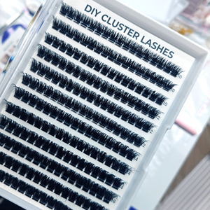 <span class=keywords><strong>Cils</strong></span> en bouquets C Curl 100D faits à la main, <span class=keywords><strong>cils</strong></span> hybrides en bouquets - Product Image 1
