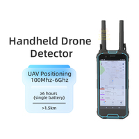 Dispositif de détection de drones portable 100-6200 MHz, système anti-UAV multifonctionnel, détection FPV, planification de route de drone, analyse visuelle