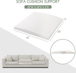 Coussin de <span class=keywords><strong>canapé</strong></span> moderne et exclusif Coussin de soutien en mousse pour sièges affaissés avec housse amovible pour appartements - Product Image 2