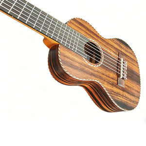<span class=keywords><strong>Guitalele</strong></span> Surpass Music de 28 Pulgadas, Totalmente en Ébano, Guitarra de 6 Cuerdas de Nailon, Ukelele - Product Image 2