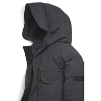 Parka d'hiver pour homme, imperméable, chaude, à capuche, veste utilitaire, multi-poches, coupe-vent, isolée, longue, décontractée, robuste, pour l'extérieur