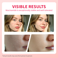 Sérum Visage Naturel à la Niacinamide 5%/10% Apaisant Réparateur Contrôle du Sébum Unifie le Teint Essence Liquide Faciale