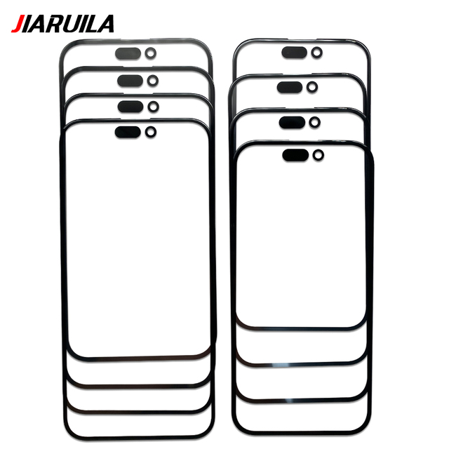 Mobile Phone Spare Parts Front Screen Outer Glass With OCA for Iphone 15 Pro Max 15 Plus OCA Parts Repair