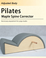 Correcteur de posture portable en bois réglable pour la maison, la salle de sport, le yoga, les studios de Pilates, la musculation