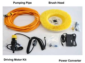 Zhenda Handheld Telescopic Pole Solar Panel <strong>Cleaning</strong> <strong>Brush</strong> Solar <strong>Cleaning</strong> Single Head <strong>Electric</strong> <strong>Brush</strong> - Product Image 4