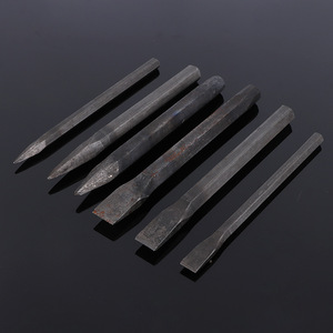 Hand Hammering Chisels Alloy Steel Metric Flat Tip Straight Shank For Home Decoration Multiple Specifications - Product Image 1