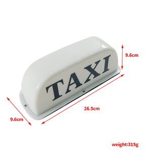 Nueva <span class=keywords><strong>Caja</strong></span> <span class=keywords><strong>de</strong></span> Luz Universal para Techo <span class=keywords><strong>de</strong></span> Taxi <span class=keywords><strong>de</strong></span> 12V, Blanca y Amarilla, Material PP, Letrero para Techo con Lámpara Interior, Accesorios para Automóviles - Product Image 5