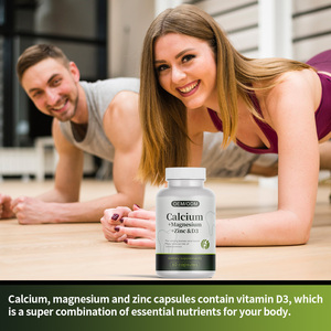 Tableta Masticable de Calcio, <span class=keywords><strong>Magnesio</strong></span>, <span class=keywords><strong>Zinc</strong></span> <span class=keywords><strong>y</strong></span> Vitamina D3 de Marca Privada OEM <span class=keywords><strong>para</strong></span> la Fortaleza de Huesos <span class=keywords><strong>y</strong></span> Dientes, <span class=keywords><strong>para</strong></span> Adultos, Grado Alimenticio, 24 Unidades - Product Image 4