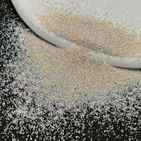 Poudre fine argentée miroir, sel de mer, cristaux de diamant, paillettes, accessoires pour nail art faits à la main, sécurité, imperméable, non toxique, PET