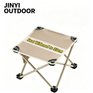 Petit tabouret pliable vers l'extérieur, petit tabouret de camping portable, chaise de pêche, chaise pliante légère, tabouret de camping, chaise, banc - Product Image 2