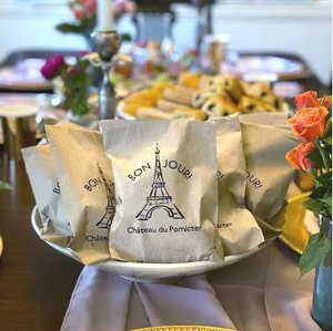 Sacs cadeaux personnalisés écologiques, recyclables et imperméables avec motif Tour Eiffel de <span class=keywords><strong>Paris</strong></span> en papier kraft pour emballage de cadeaux de fête - Product Image 6