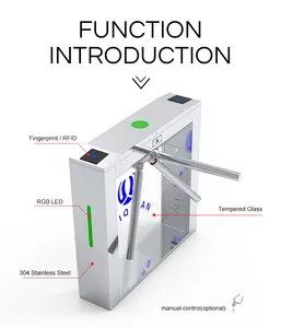 2024 Uniqscan ucuz fiyat bel yüksekliği turnike güvenlik erişim köprüsü Tripod turnike kapısı