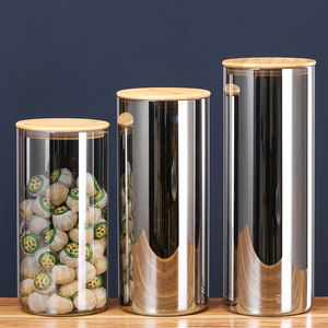 <span class=keywords><strong>Bocal</strong></span> <span class=keywords><strong>en</strong></span> <span class=keywords><strong>verre</strong></span> personnalisé de <span class=keywords><strong>5</strong></span> <span class=keywords><strong>litres</strong></span> avec couvercle récipient scellé pour le stockage des aliments de cuisine pour le stockage des bonbons et des collations - Product Image 2