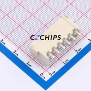 WAFER-VH3.96-6PWT-W1-P Wire-to-Board Pin Header SMD,P=3.96mm,Horizontal Mount Connector 1x6P 3.96mm Horizontal Mount 6P - Product Image 2
