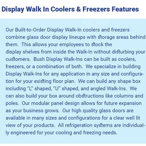 Chambre froide de présentation 100 mm avec compresseur Copeland – Prix compétitif pour fleuristes et commerces - Product Image 5